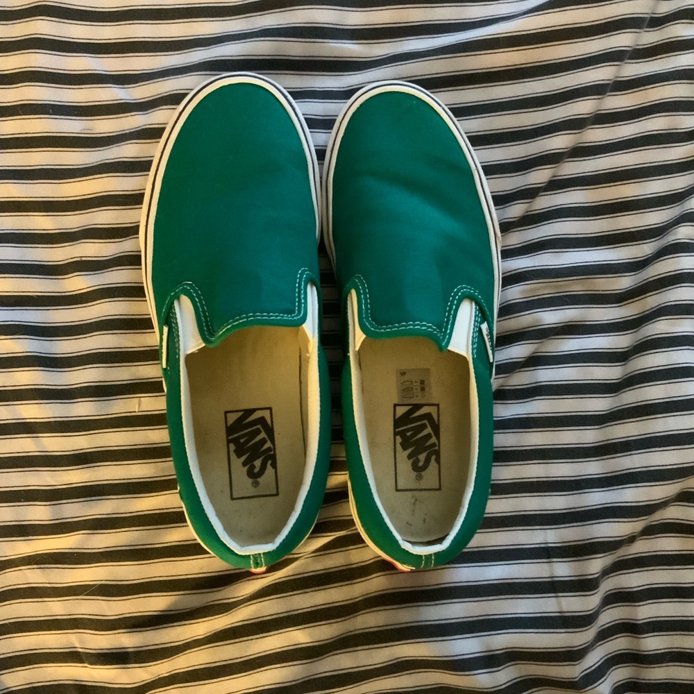 Emerald green vans